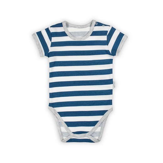 Body chłopięce w paski z krótkim rękawem ze sklepu 5.10.15 w kategorii Body niemowlęce - zdjęcie 172378814