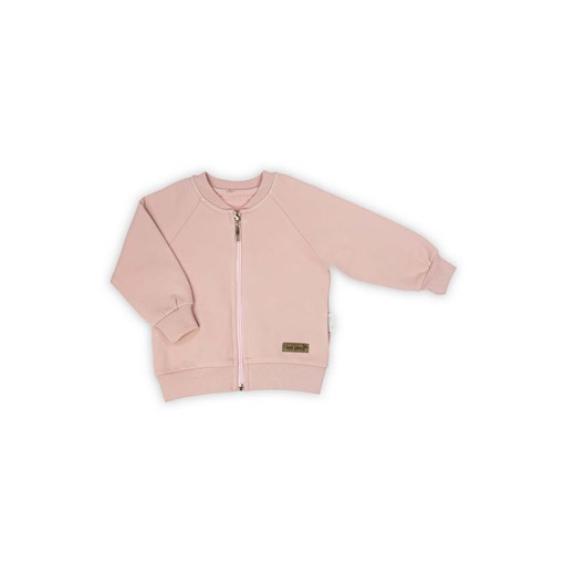 Różowa bluza dresowa rozpinana dla dziewczynki ze sklepu 5.10.15 w kategorii Bluzy i swetry - zdjęcie 172378831