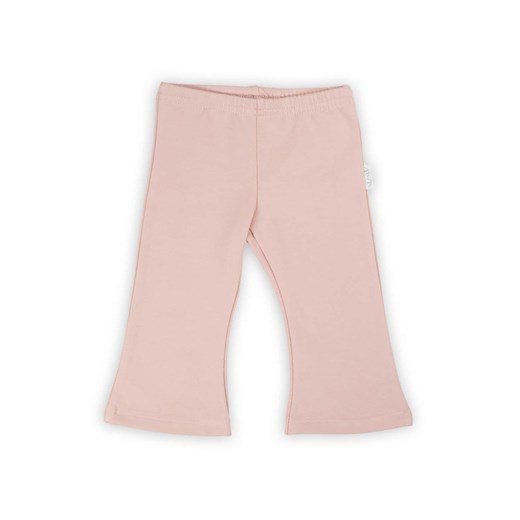 Bawełniane różowe spodnie dziewczęce typu dzwony ze sklepu 5.10.15 w kategorii Spodnie i półśpiochy - zdjęcie 172378881