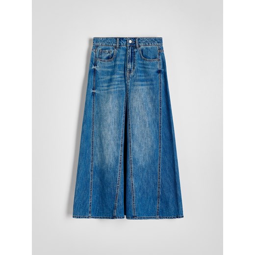 Reserved - Jeansowa spódnica - niebieski ze sklepu Reserved w kategorii Spódnice - zdjęcie 172379331