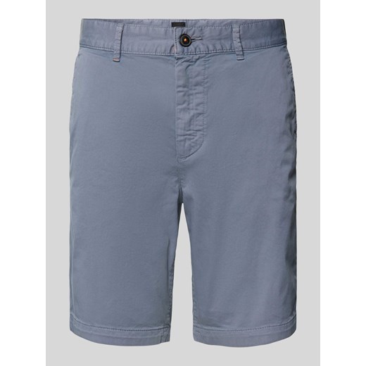 Szorty chinosy o kroju slim fit ze szlufkami na pasek ze sklepu Peek&Cloppenburg  w kategorii Spodenki męskie - zdjęcie 172379580