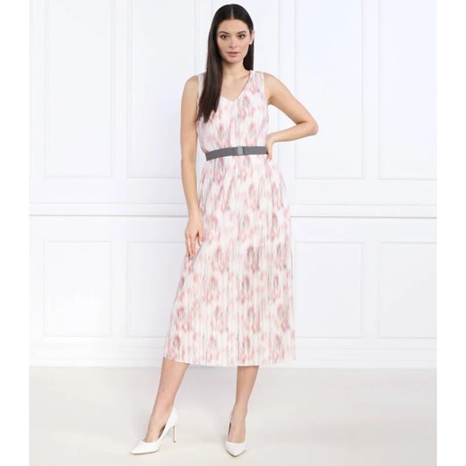 Sukienka Armani Exchange w serek bez rękawów wielokolorowa midi