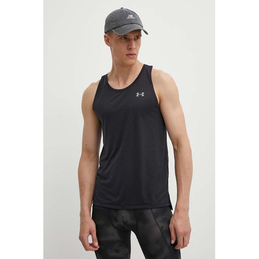 Under Armour t-shirt do biegania Streaker kolor czarny ze sklepu ANSWEAR.com w kategorii T-shirty męskie - zdjęcie 172382431