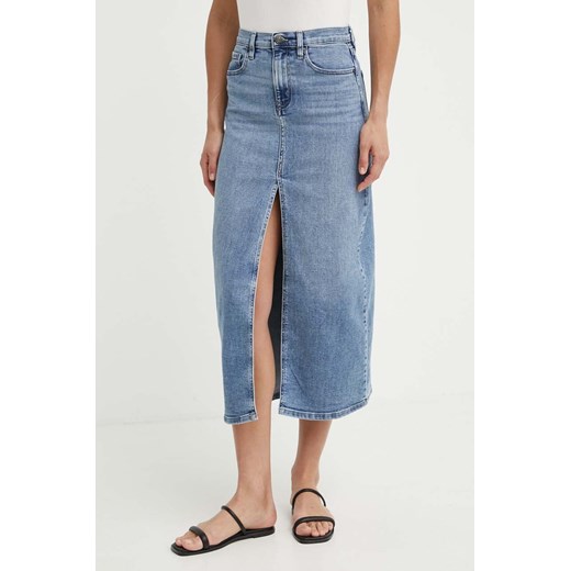 Dkny spódnica jeansowa maxi prosta DJ4K9506 ze sklepu ANSWEAR.com w kategorii Spódnice - zdjęcie 172382631