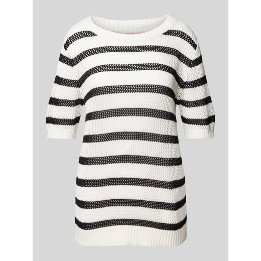 Sweter z dzianiny w paski ze sklepu Peek&Cloppenburg  w kategorii Swetry damskie - zdjęcie 172383020