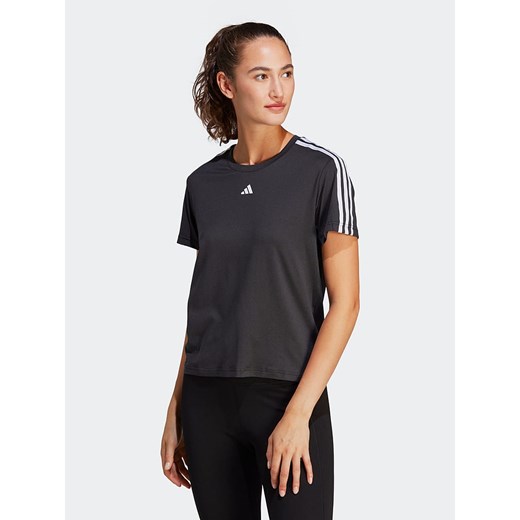 adidas Koszulka sportowa w kolorze czarnym ze sklepu Limango Polska w kategorii Bluzki damskie - zdjęcie 172384050