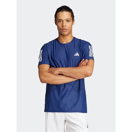 adidas Koszulka w kolorze niebieskim do biegania ze sklepu Limango Polska w kategorii T-shirty męskie - zdjęcie 172384060