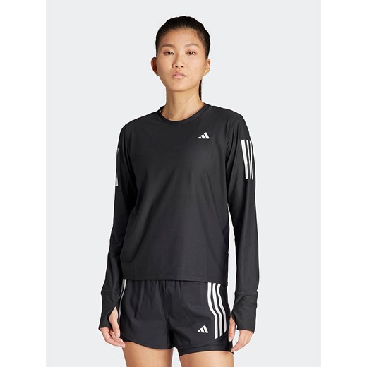 adidas Koszulka w kolorze czarnym do biegania ze sklepu Limango Polska w kategorii Bluzki damskie - zdjęcie 172384063