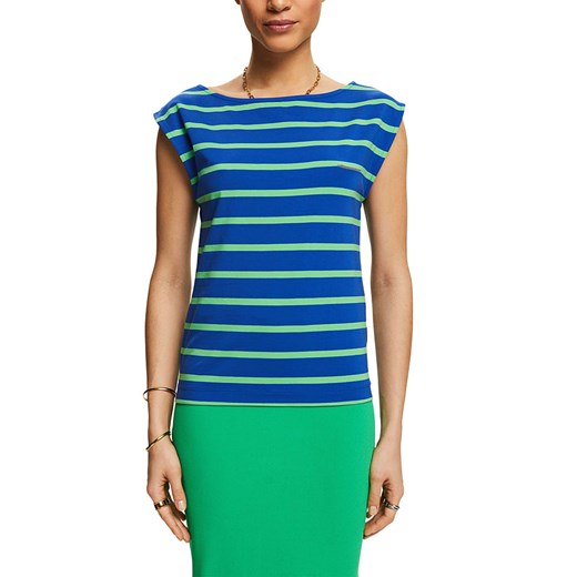 ESPRIT Koszulka w kolorze niebiesko-zielonym ze sklepu Limango Polska w kategorii Bluzki damskie - zdjęcie 172384234
