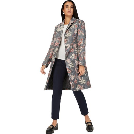 WITT WEIDEN Płaszcz przejściowy w kolorze antracytowym ze wzorem ze sklepu Limango Polska w kategorii Płaszcze damskie - zdjęcie 172389492
