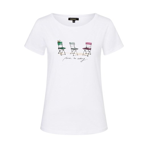More &amp; More Koszulka w kolorze białym ze sklepu Limango Polska w kategorii Bluzki damskie - zdjęcie 172389661