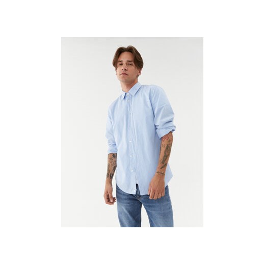 United Colors Of Benetton Koszula 5WHT5QKN8 Błękitny Slim Fit ze sklepu MODIVO w kategorii Koszule męskie - zdjęcie 172390023