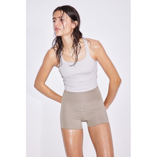 H & M - Sportowe szorty hotpants DryMove - Brązowy ze sklepu H&M w kategorii Szorty - zdjęcie 172393322