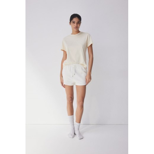 H & M - Bawełniany T-shirt - Biały ze sklepu H&M w kategorii Bluzki damskie - zdjęcie 172393411