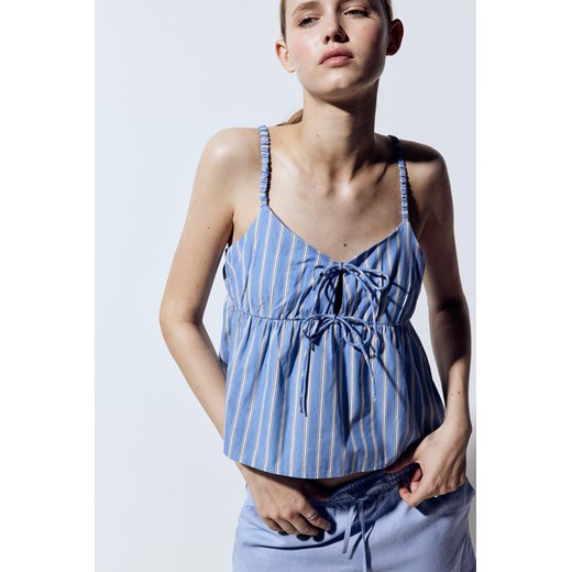 H & M - Top na ramiączkach - Niebieski ze sklepu H&M w kategorii Bluzki damskie - zdjęcie 172393504