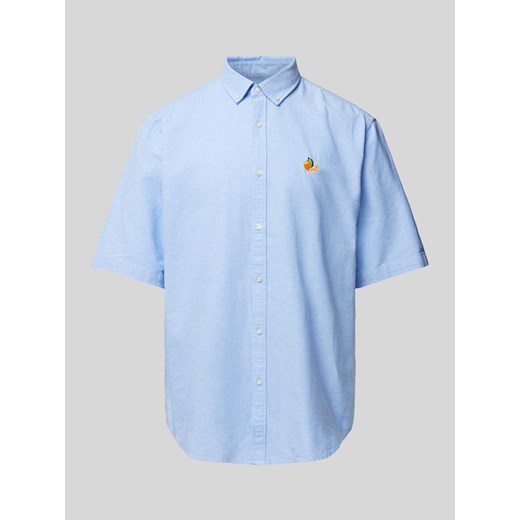 Koszula casualowa o kroju relaxed fit z wyhaftowanym motywem ze sklepu Peek&Cloppenburg  w kategorii Koszule męskie - zdjęcie 172393571