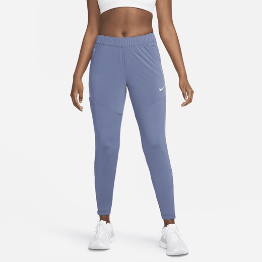 Damskie spodnie do biegania Nike Dri-FIT Essential - Niebieski Nike M (EU 40-42) Nike poland