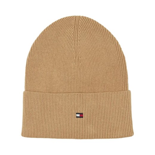 Tommy Hilfiger Czapka ESSENTIAL FLAG | z dodatkiem kaszmiru Tommy Hilfiger OS promocja Gomez Fashion Store