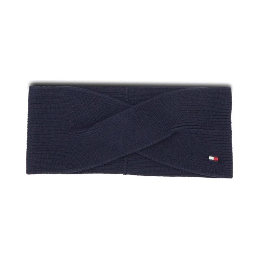 Tommy Hilfiger Opaska ESSENTIAL FLAG | z dodatkiem kaszmiru Tommy Hilfiger OS okazyjna cena Gomez Fashion Store