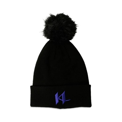 Karl Lagerfeld Wełniana czapka K/Kl Pompom ze sklepu Gomez Fashion Store w kategorii Czapki zimowe damskie - zdjęcie 172394523