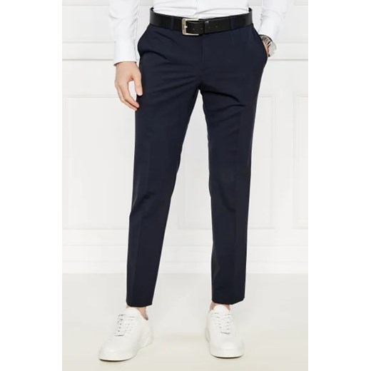 BOSS BLACK Wełniane spodnie | Regular Fit | stretch 52 Gomez Fashion Store
