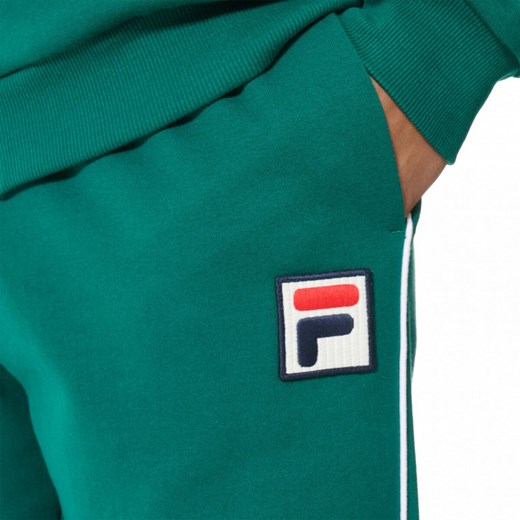 Męskie spodnie dresowe Fila Lincoln - zielone Fila S Sportstylestory.com