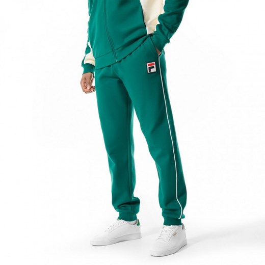 Męskie spodnie dresowe Fila Lincoln - zielone Fila XL Sportstylestory.com