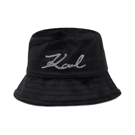 Karl Lagerfeld Kapelusz k/signature velvet Karl Lagerfeld Uniwersalny wyprzedaż Gomez Fashion Store