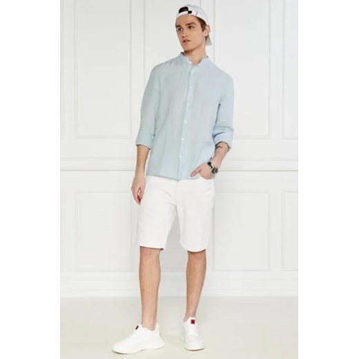 HUGO Lniana koszula Elvory | Slim Fit S Gomez Fashion Store