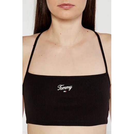Bluzka damska Tommy Jeans z okrągłym dekoltem