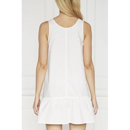 Sukienka Armani Exchange biała bawełniana 