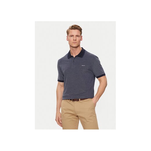 Gant Polo Oxford 2057029 Granatowy Regular Fit ze sklepu MODIVO w kategorii T-shirty męskie - zdjęcie 172400441