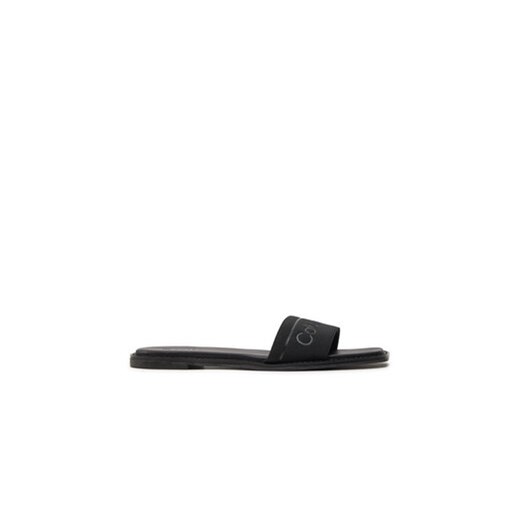 Calvin Klein Klapki Flat Slide He HW0HW01989 Czarny ze sklepu MODIVO w kategorii Klapki damskie - zdjęcie 172400541