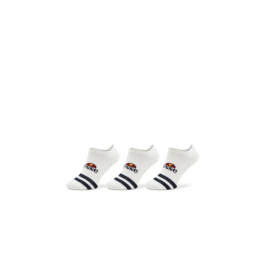 Ellesse Zestaw 3 par niskich skarpet męskich Melna SAAC0876 Biały ze sklepu MODIVO w kategorii Skarpetki męskie - zdjęcie 172400583