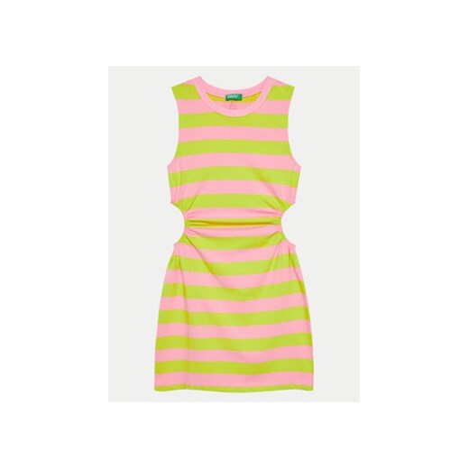 United Colors Of Benetton Sukienka letnia 34QCCV00S Kolorowy Regular Fit ze sklepu MODIVO w kategorii Sukienki dziewczęce - zdjęcie 172400680
