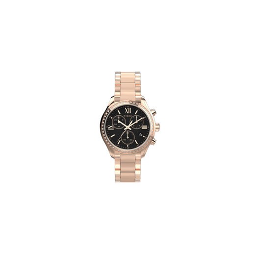 Timex Zegarek Dress Chronograph TW2W20100 Różowe złoto ze sklepu MODIVO w kategorii Zegarki - zdjęcie 172400691