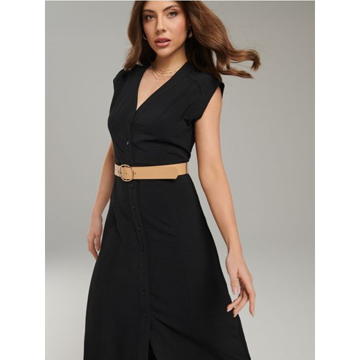 Sinsay - Sukienka midi - czarny ze sklepu Sinsay w kategorii Sukienki - zdjęcie 172402751