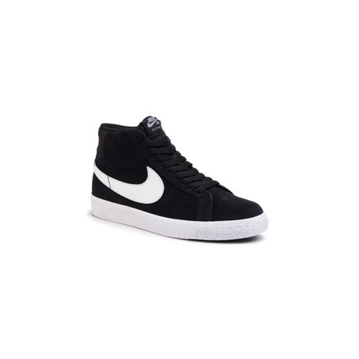 Nike Sneakersy Sb Zoom Blazer Mid 864349 002 Czarny ze sklepu MODIVO w kategorii Trampki męskie - zdjęcie 172403260