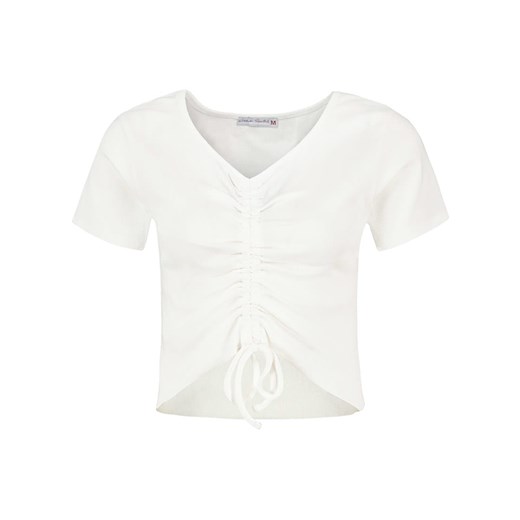 Stitch &amp; Soul Koszulka w kolorze białym ze sklepu Limango Polska w kategorii Bluzki damskie - zdjęcie 172405091