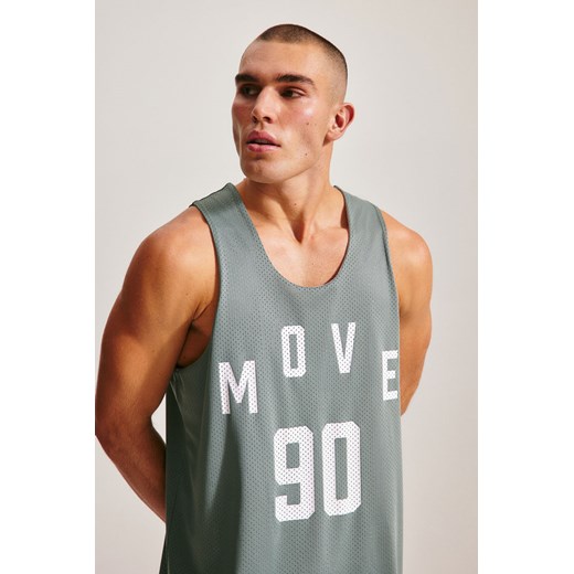 H & M - Koszulka do koszykówki DryMove - Zielony ze sklepu H&M w kategorii T-shirty męskie - zdjęcie 172405232