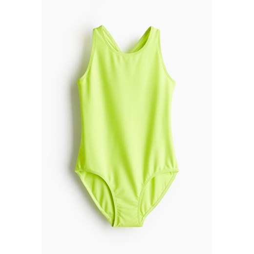 H & M - Sportowy kostium kąpielowy - Zielony H & M 104 (3-4Y) H&M