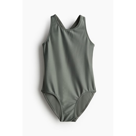 H & M - Sportowy kostium kąpielowy - Zielony ze sklepu H&M w kategorii Stroje kąpielowe - zdjęcie 172405300