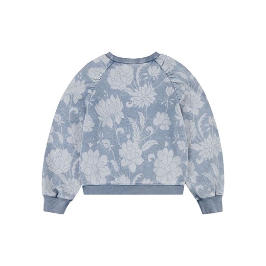 Bluza dziewczęca niebieska Levi's w nadruki 
