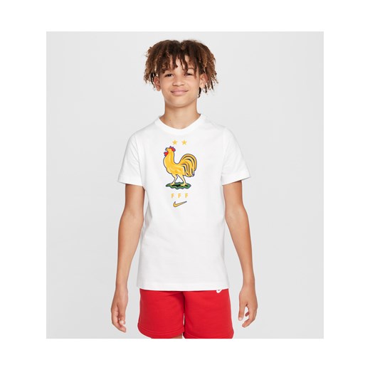 T-shirt piłkarski dla dużych dzieci Nike FFF - Biel ze sklepu Nike poland w kategorii T-shirty chłopięce - zdjęcie 172407182