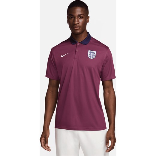Męska koszulka piłkarska polo Nike Dri-FIT Anglia Victory - Czerwony ze sklepu Nike poland w kategorii T-shirty męskie - zdjęcie 172407264