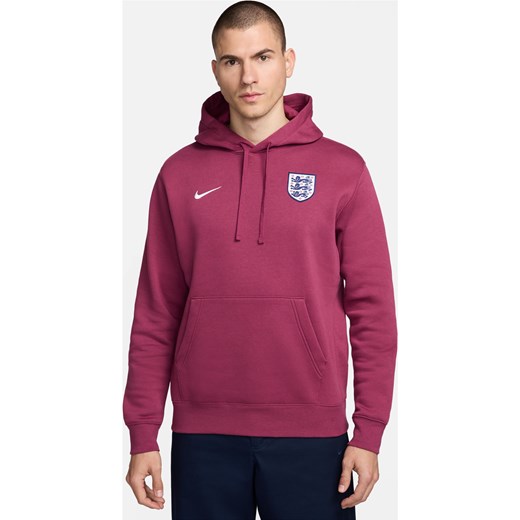 Męska nierozpinana bluza piłkarska Nike Anglia Club - Czerwony ze sklepu Nike poland w kategorii Bluzy męskie - zdjęcie 172407273