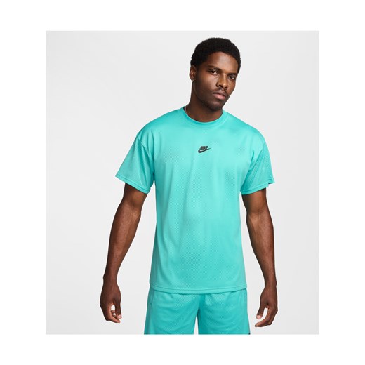 Męski T-shirt z siateczki Dri-FIT Nike Sportswear Max90 - Zieleń ze sklepu Nike poland w kategorii T-shirty męskie - zdjęcie 172407300