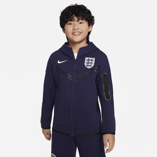 Piłkarska bluza z kapturem i zamkiem na całej długości dla dużych dzieci Nike M Nike poland