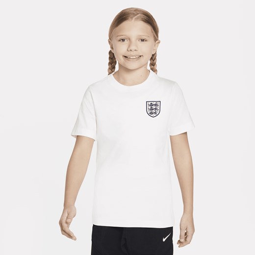 T-shirt piłkarski dla dużych dzieci Nike Anglia - Biel Nike S Nike poland