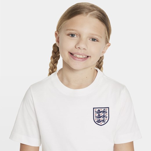 T-shirt piłkarski dla dużych dzieci Nike Anglia - Biel Nike L Nike poland